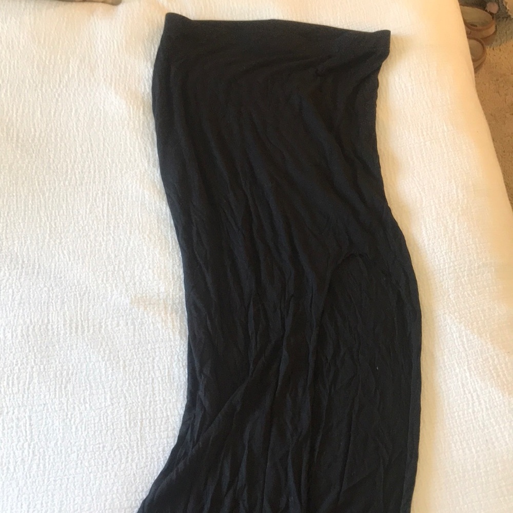 Helmet Lang Maxi skirt with slit. Size P